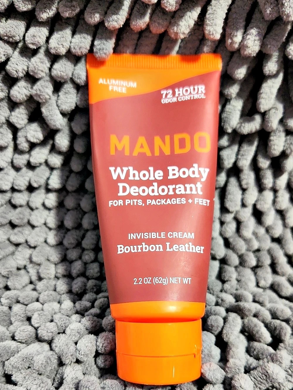 Mando Whole Body Deodorant Bourbon Leather 2.2 oz NWT